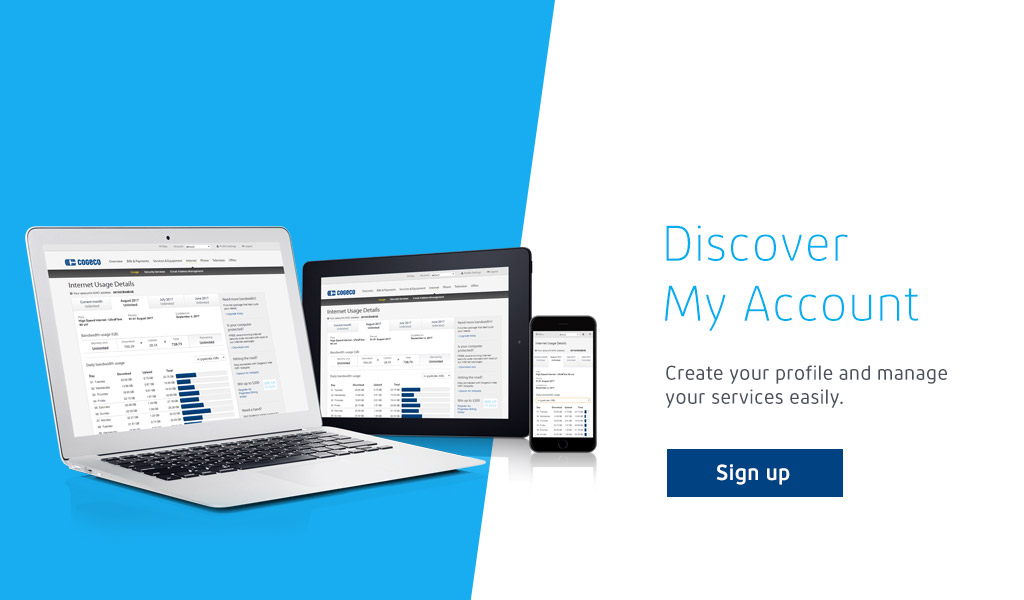 Discover My Account | Cogeco