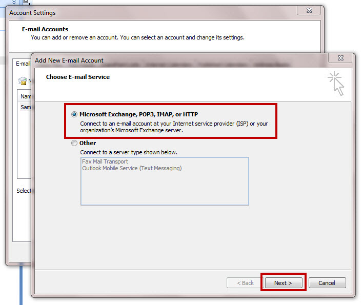 Outlook 2007 imap удаление писем